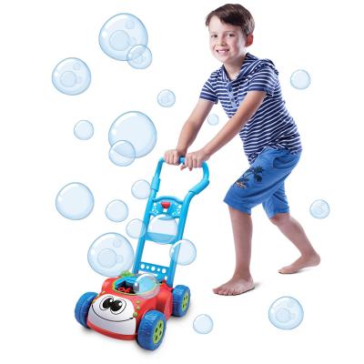 China Best Plastic Bubble Amusement Walker Bubble Mower Kids Toy Electronic Bubble Machine For Indoor Or Outdoor Play for sale