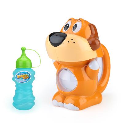 China Summer plastic outdoor toys fun bubble carry funny bubble dog, bubble machine toy for kids for sale