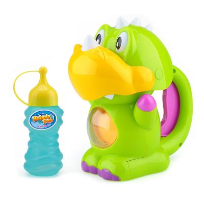 China Outdoor Plastic Bubble Fun Toys Dinosaur Soap Bubble Machine, Toy For Kids Bubble Memories Maker For Party for sale