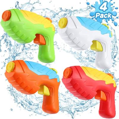 China 4 Pack Outdoor Water Pistol Super Water Gun Colorful Summer Water Games For Kids for sale