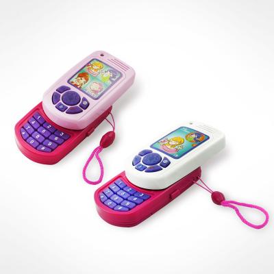 China Toy Pretend Girls Favorite Game Beauty Model Set Set Electronic Toy Kids Toy Plastic Beautiful Mobile Phone For Girls for sale