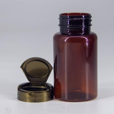 China Non Spill HDPE / PET Capsule Pharmaceutical Pill Bottle With Seal , Medicine Vitamin Bottles Containers for sale