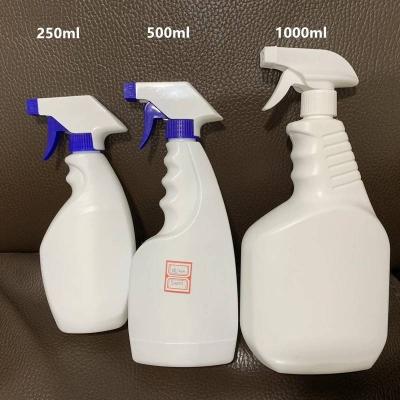 China Household cleaning 32 oz 1000ml HDPE plastic tirgger sprayer bottle for household cleaning for sale