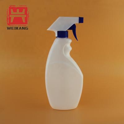 China Cosmetic 500ml plastic hand sanitizer spray bottle with trigger head for alcohol for sale