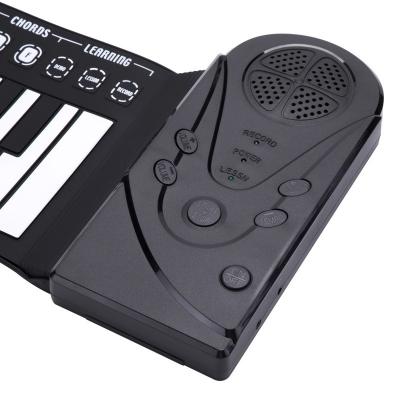 China Foldable Portable Piano 49 Keys Drums Programmable Keyboard Musical Instrument Roll Up For Beginner Electronic Organ for sale