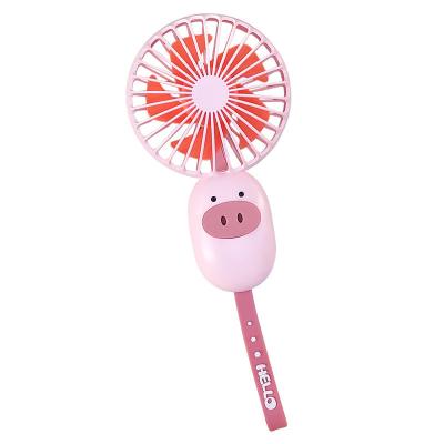 China Convenient Carry Cartoon Handheld USB Mini Cooling Electric Fan With Easy Plastic Hand Fan For Indoor And Outdoor for sale