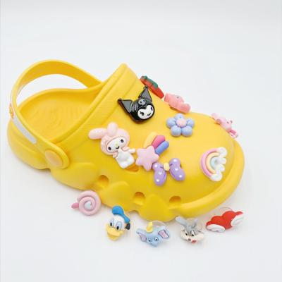 China New Arrival DIY 3D Resin Croc Anime Cartoon Croc Hindrance Charm For Kids Hair Bow Croc Shoe Decoration Accessories Gifts for sale