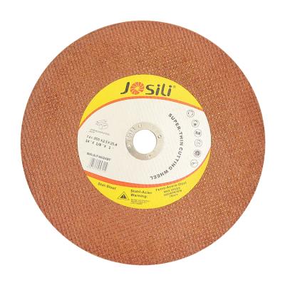 China Suitable for all common metal cutting chinese factory cut off wheel 355X2.5mm wheel good price with high quality for sale