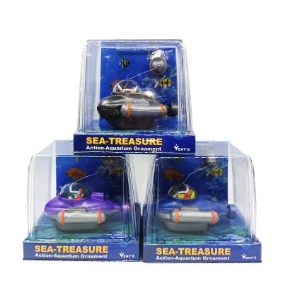 China Sustainable Pneumatic Oxygen Decoration Compressor Toy Decoration Sea Sight Tricolor Submarine for sale