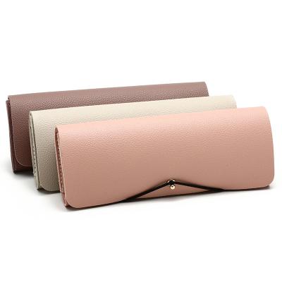 China Fashion Packing PU Leather Cover Sunglasses Case For Women Men Soft Glass Drawstring Pouch Bag Portable Accessories 2021 for sale