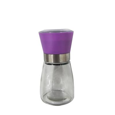 China Cheap Stocked Manual Glass Salt and Pepper Grinder for sale