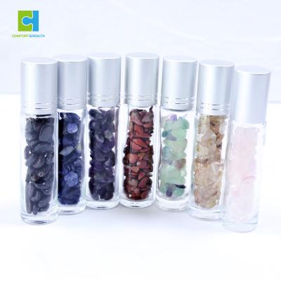 China Gift 5ml 10ml Perfume Bottle Essential Oil Roller Crystal Glass Bottle for sale