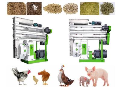 China Goat Poultry Feed Pellet Making Machine , Ring Die Pellet Production Equipment for sale