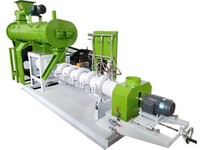 China DSP Wet Type Animal Feed Extruder Floating Fish Feed Extruder Machine for sale