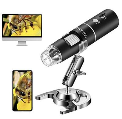 China 112mm X 33mm Micro USB Microscope Black Digital Microscope 1000x for sale