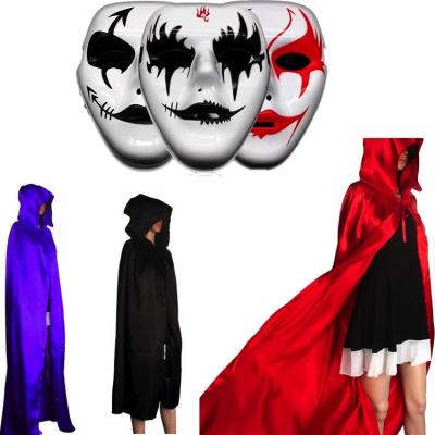 China Super cool cape Halloween cosplay Wicca cloak robe cloak modern medieval witchcraft tops long robe for sale