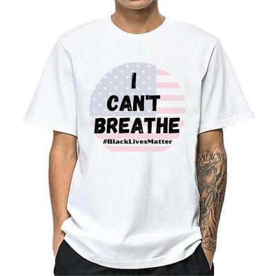 China George Floyd Breathable Sweatshirt I Can't Breathe T Shirt Black Lives Matter T Shirts for sale