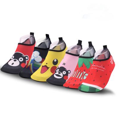 China Indoor Outdoor Beach Super Light Printed Aqua Yoga Socks Quick Dry Beach Surfing Soft Water Barefoot Skinny Shoes For Women Men Kids for sale