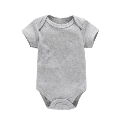 China 100% Organic Cotton Baby Clothes Cotton Baby Boy Pajamas Clothes For Newborn Baby Bodysuits for sale