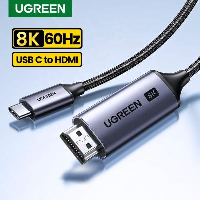 China UGREEN USB C 8K to 8K/60Hz 4K/120Hz HDMI-Compatible Cable for MacBook Pro iMac iPad Pro for Samsung Galaxy USB Type C to HD 2.1 90451 for sale