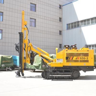 China Factory JK650 dth drilling rig for new dth electric hydraulic rock blowhole portable rock drilling machine dust free for sale