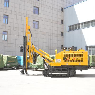 China Factory JK650 mine bolt full rig core hydraulic pneumatic rock surface dth separated drilling rig drilling rig for sale