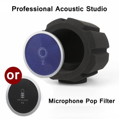 China Cheap Professional Noise Filter Studio Microphone MIC Condenser Microphone Screen Acoustic Filter Windshield Recording Microphone Noise Filter For Podcast for sale