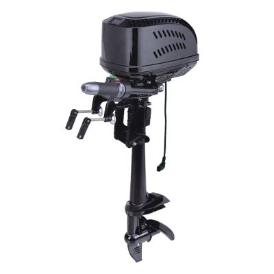 China 48V 1000W Outboard Boat Aluminum Brushless Electric Motors With 2 Bladed Propeller for sale