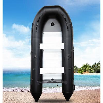 China Fishing PVC Hull Material Folding Inflatable Fishing Boat for sale