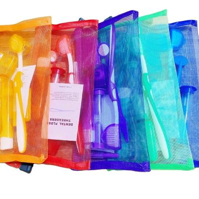 China Dentist/Orthodontic 8 Pieces Orthodontic Patient Kit Dental Ortho Oral Care Hygiene Kits for sale