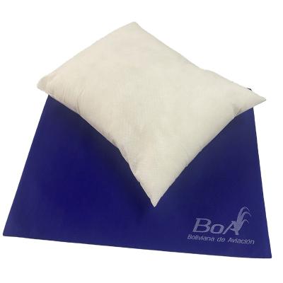 China Disposable Custom Size Shaped Travel Airline Pillow For Airplane for sale