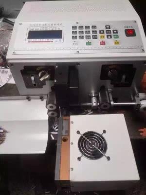 China Cable Peeled And Cutting Machine Small Tube Cable Stripping Machine Cut PVC Wires for sale