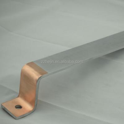 China 99.6% Copper 99.97% Cu-Al Aluminum CCA And 1060 T2 Bimetallic Flexible Busbar for sale