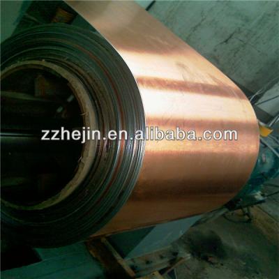 China Electrical Conduction 1.0mm Copper Clad Aluminum Bimetallic Composite Sheet for sale