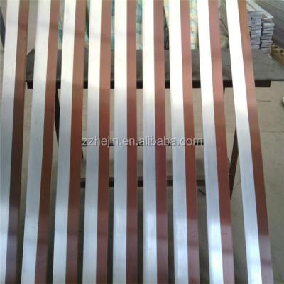 China Decoration Copper T2 Bimetal Clad Aluminum 1060 Plate For Electrical Transformer for sale