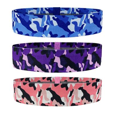 China Body Buliding Circle Resistance Booty Hip Cloth Bands Set with Booty Glutes Hip Workout Guide for sale