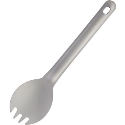 China Spork Titanium Ultralight Spoon And Fork Combo Outdoor Camping Flatware Untesil S0126 for sale