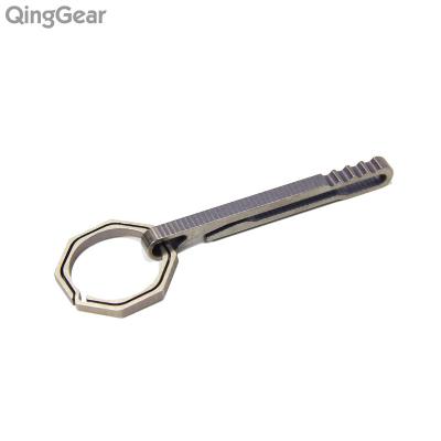 China China Set QingGear HangClip+KeyRing Super Titanium Key Tool Hanging Key Organizer for sale