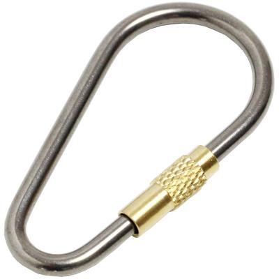 China Titanium Alloy QingGear Titanium Alloy Clip With Screw Net Hook Multifunctional Tool Buckle Outdoor Recycling Hanging Key Chain for sale