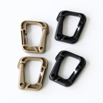 China Carabiner D-Ring Clip Hook Camping Buckle Nylon Outdoor Snap for sale