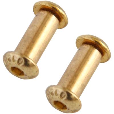 China Fastener DIY Brass Knife Handle Pin Screws Nut Rivet B0059 for sale