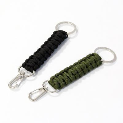 China Emergency Handmade Outdoor Survival Lanyard With Keyring Nylon Rope And Lobster Clasp S0062 for sale