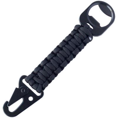 China QingGear Handcrafted Nylon Rope Clip Lanyard With Bottle Opener Keyring S0095 for sale