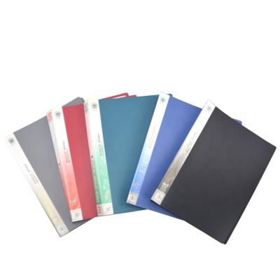 China A4 Size PP Durable Clear Presentation Display Book 60 Page Document File Folder for sale