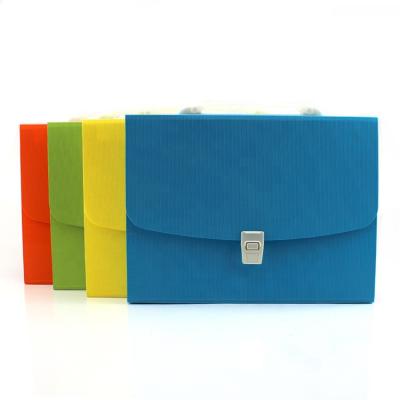 China Eco-friendly A4 Size Folder Handle A4 Document New Product Expanding Folder Box for sale