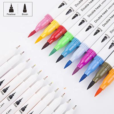 China New 100 Color Student Eco-friendly School Student Draw Custom Art Marker for sale