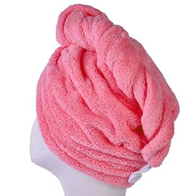 China Custom Microfiber Hair Dryer Towel Wrap Child Safe Wholesale Ultra Absorbent Microfiber for sale