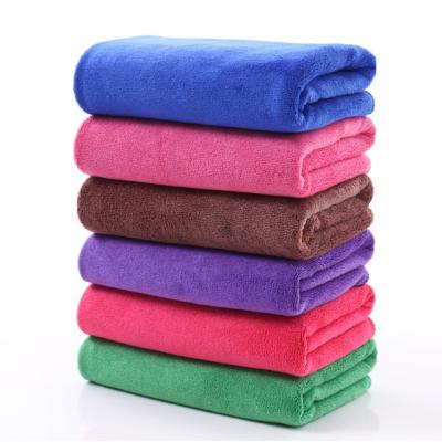 China Wholesale Custom Towel Beauty Microfiber Microfiber Soft Bath Towel Safe For Spa Kids for sale