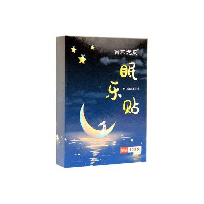 China External 10pcs/box Improve Sleep Patch To Relieve Headache Stress Anxiety Caused Insomnia Symptoms Chinese Plaster for sale