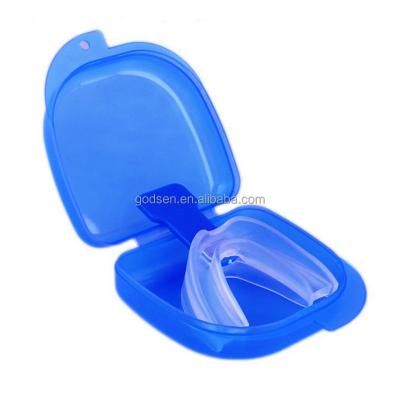 China Soft Snoring Mouthguard Bruxism Tray Night Sleeping Aid Silicone Mouthpiece Anti Snoring Stop Snoring Solution for sale